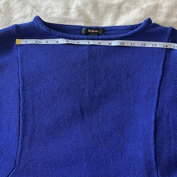 Style & Co Dolman Sleeve Sweater - Picture 13 of 13